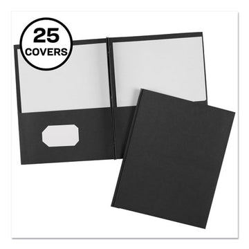 Avery® Two-pocket Folder, Prong Fastener, 0.5" Capacity, 11 X 8.5, Black, 25-box freeshipping - TVN Wholesale